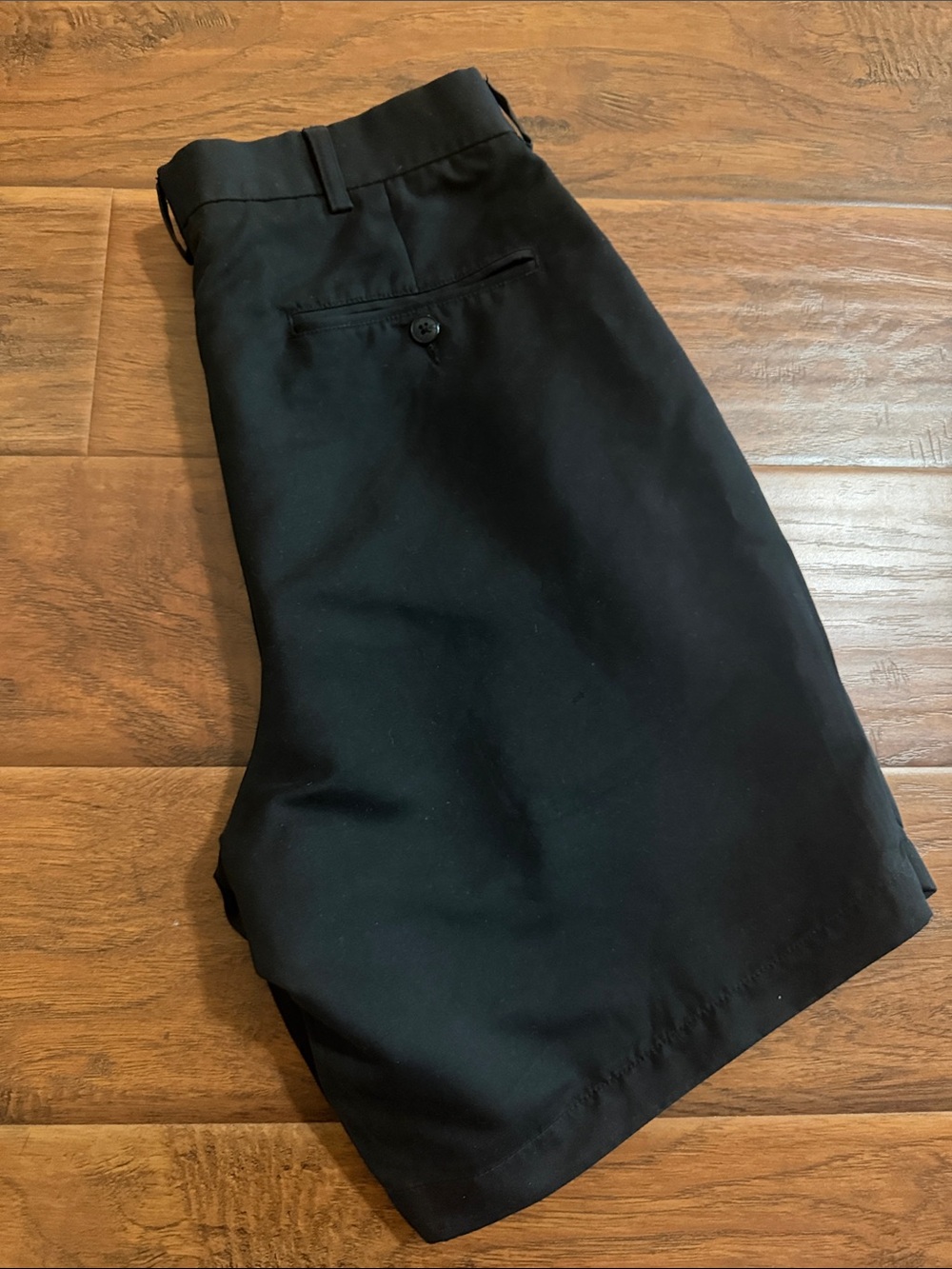 Roundtree & Yorke Black Flat Front Men's Shorts size 32